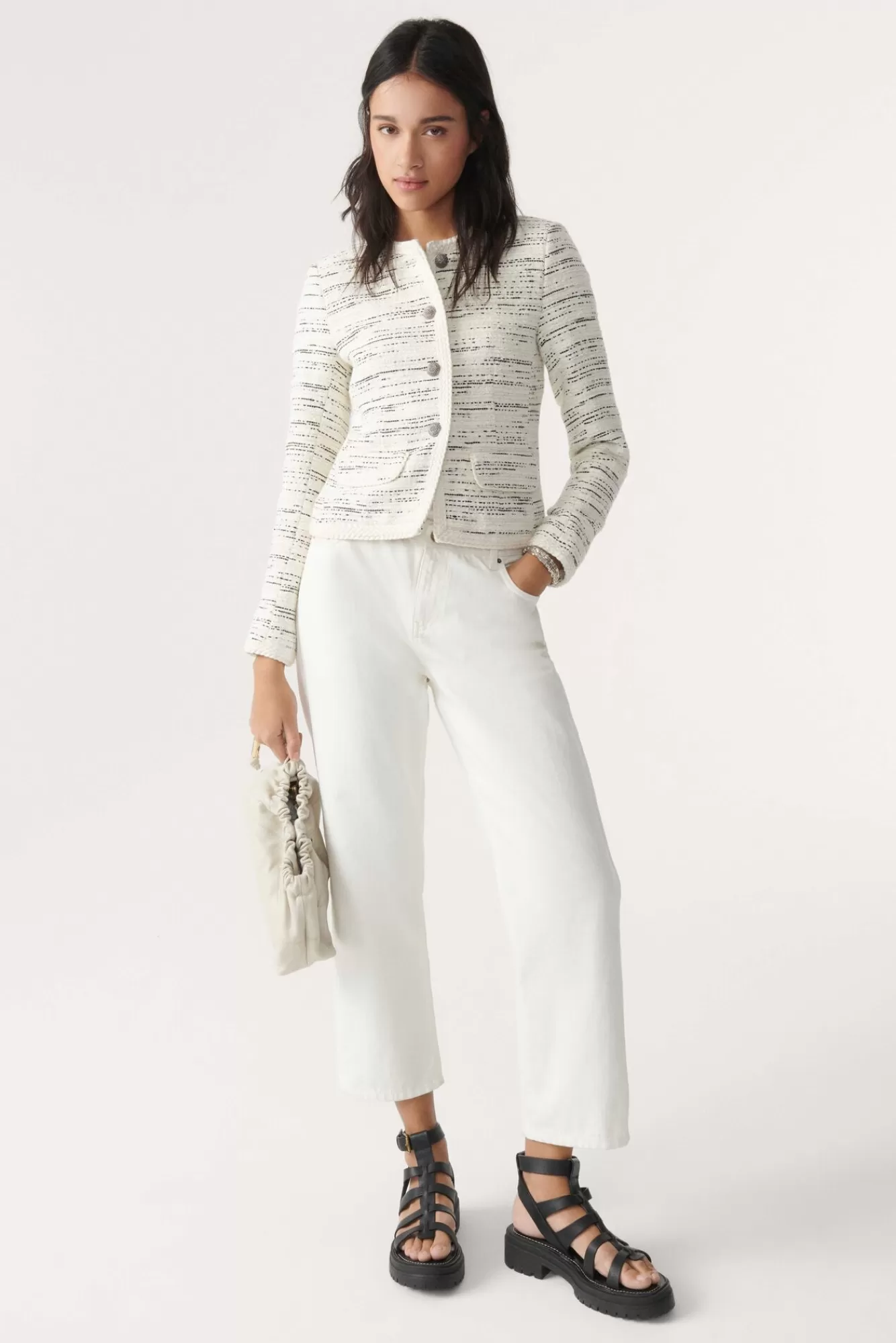 ba&sh Vestes & Manteaux*Roza. Blanc Ecru