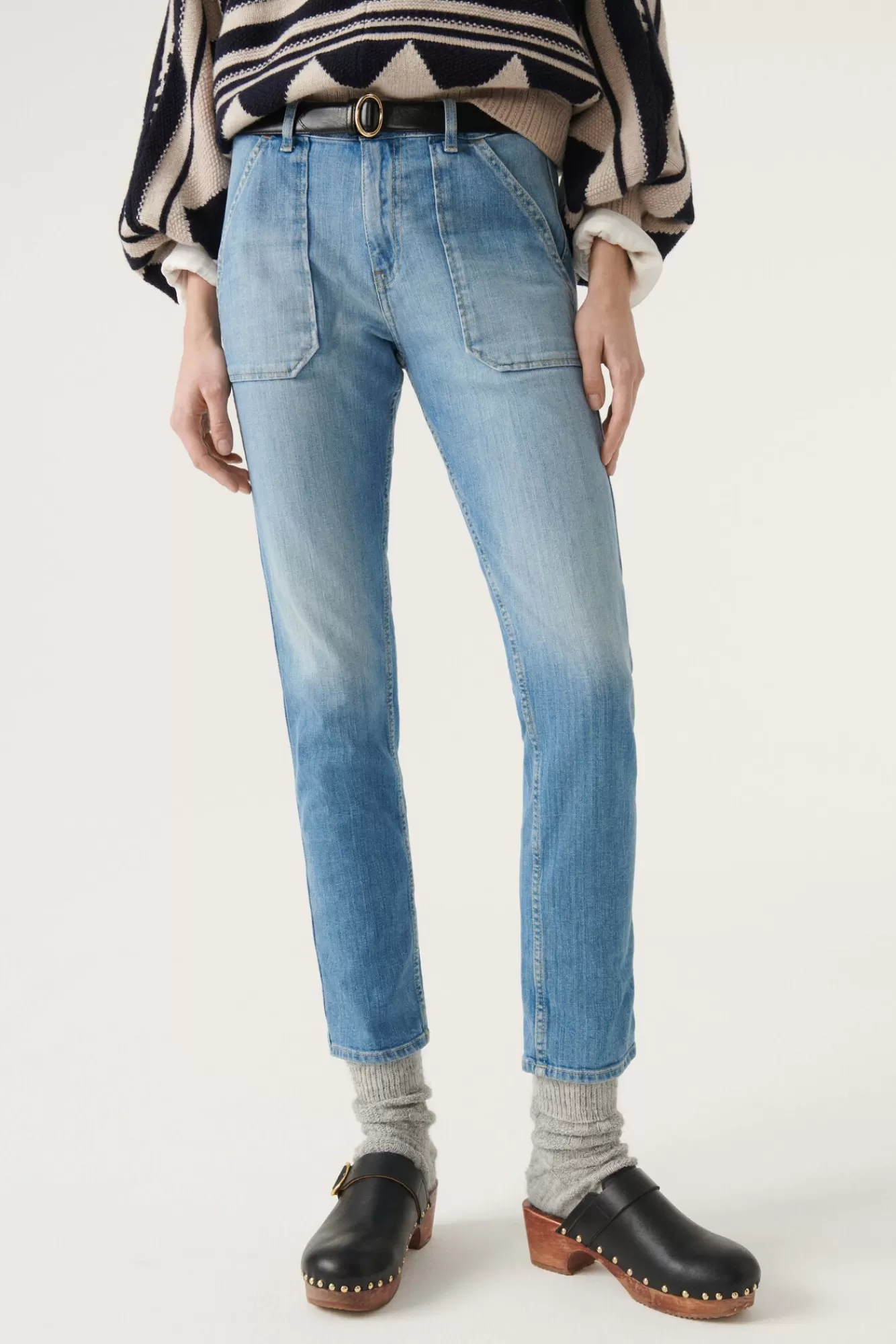 ba&sh Denim*Sally. Bleu