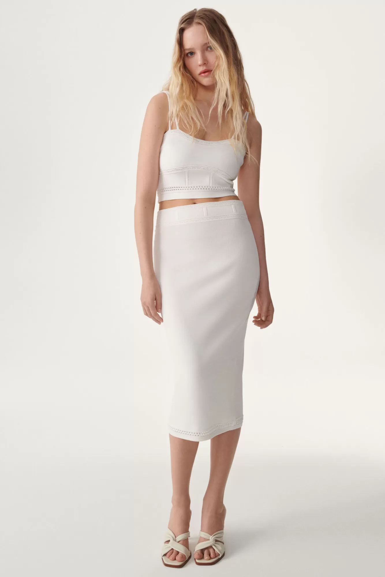 ba&sh Mailles*Saturne. Blanc Ecru