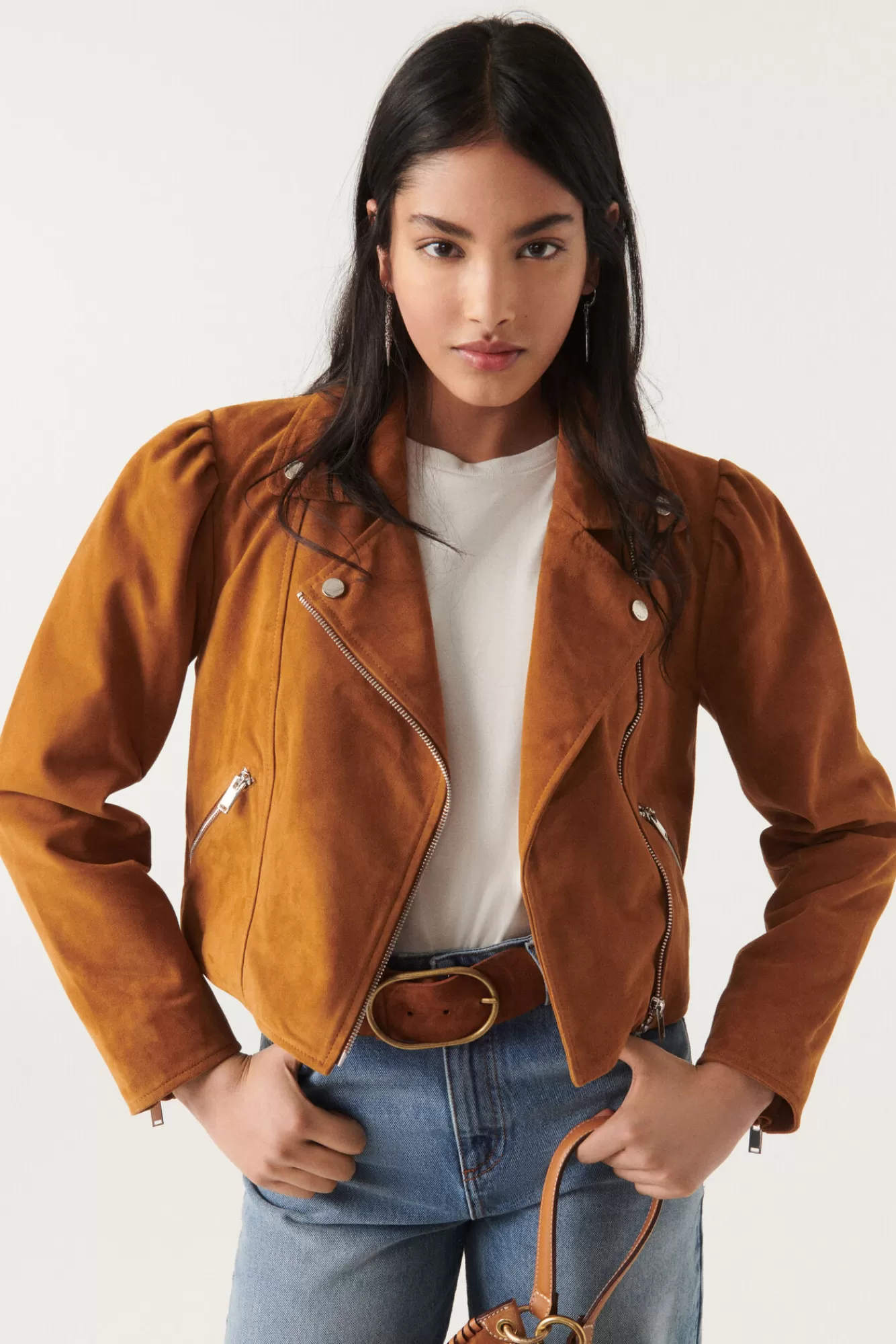ba&sh Vestes & Manteaux*Selio. Marron
