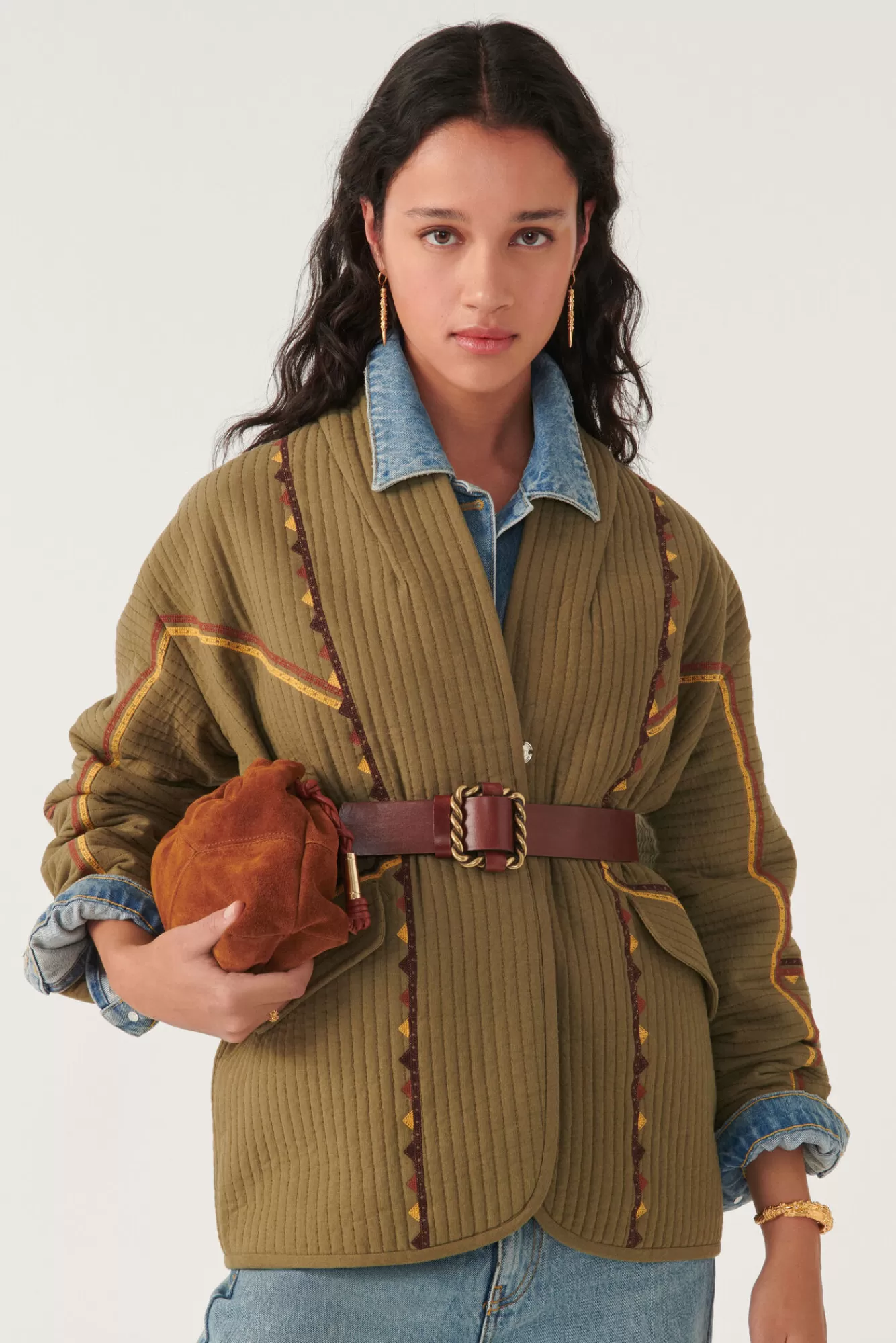ba&sh Vestes & Manteaux*Siago. Blanc Ecru