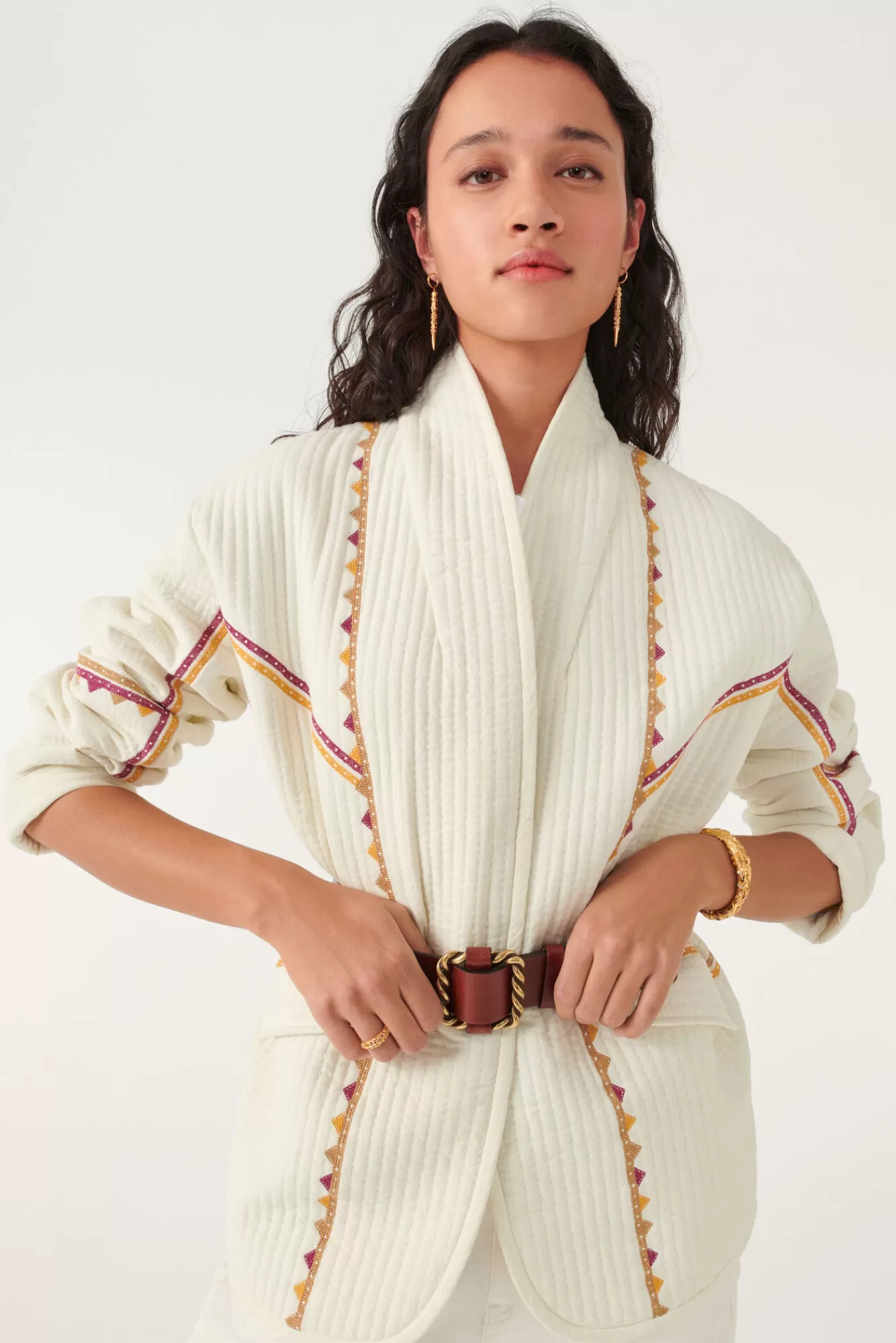 ba&sh Vestes & Manteaux*Siago. Blanc Ecru