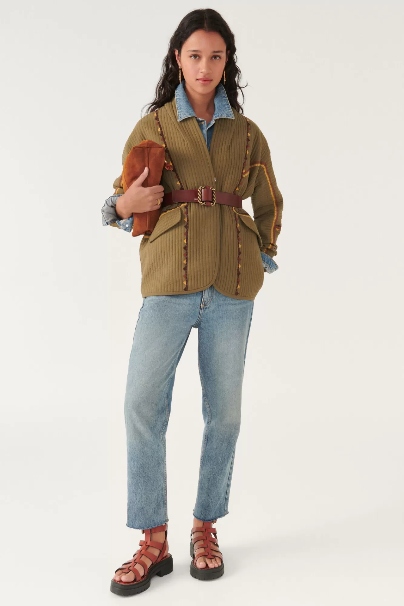 ba&sh Vestes & Manteaux*Siago. Blanc Ecru