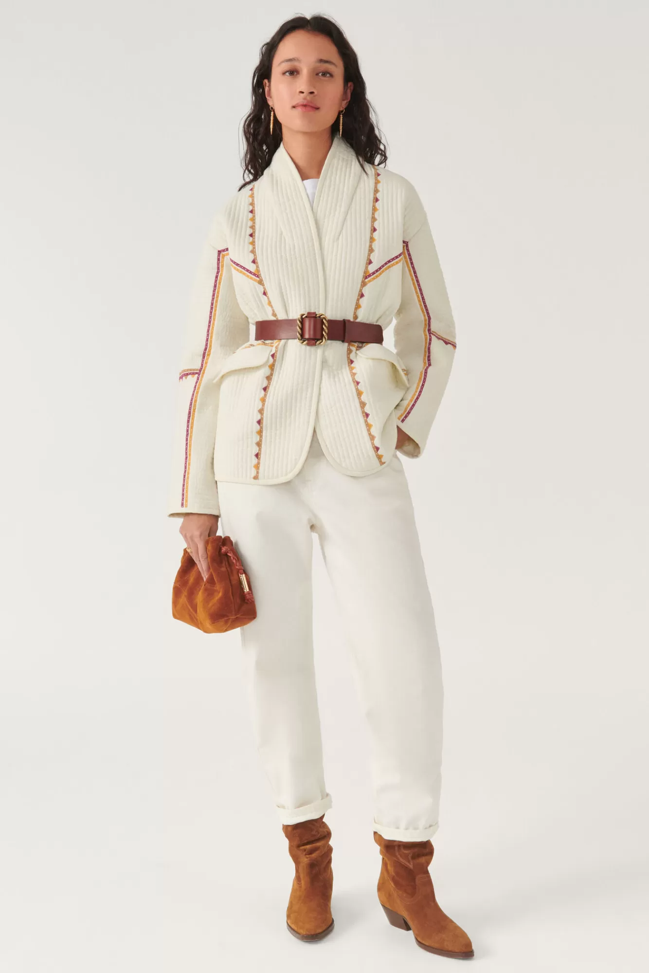 ba&sh Vestes & Manteaux*Siago. Blanc Ecru