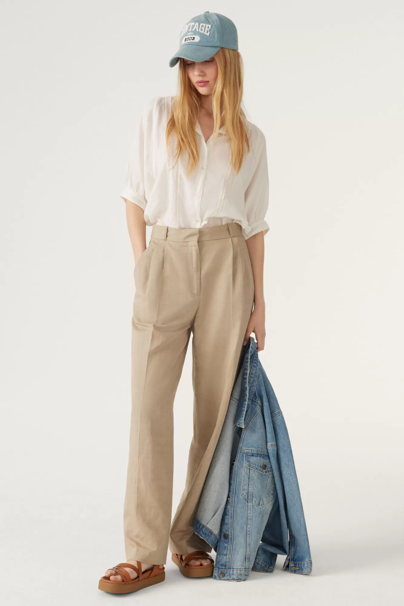 ba&sh Tops & Chemises*Talali. Blanc Ecru
