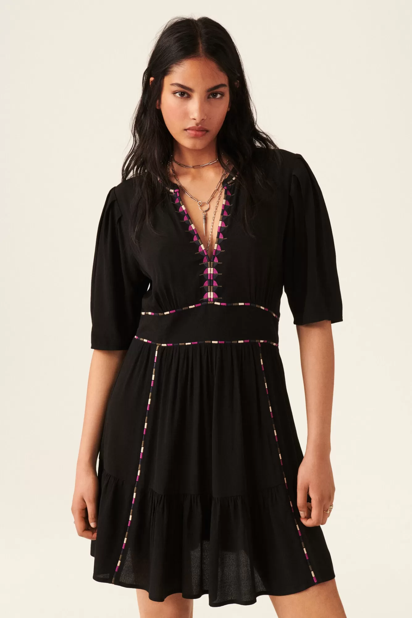 ba&sh Robes*Teresa. Noir