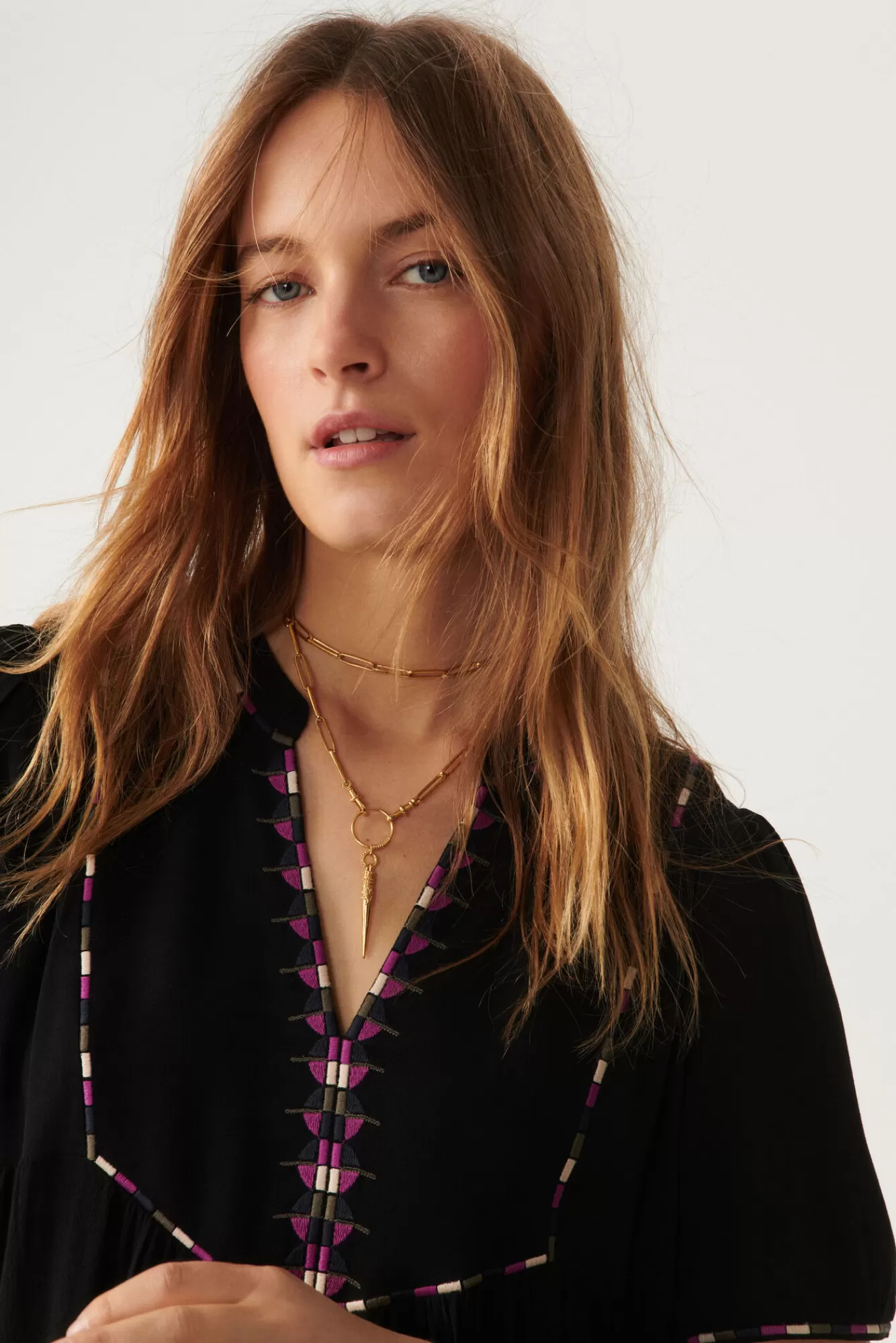 ba&sh Robes*Tisolde. Noir
