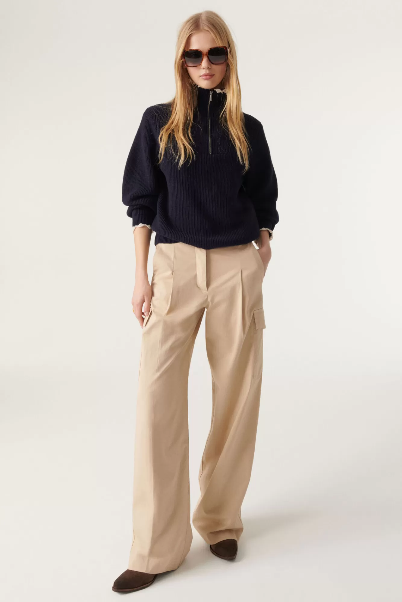 ba&sh Pantalons*Vara. Beige