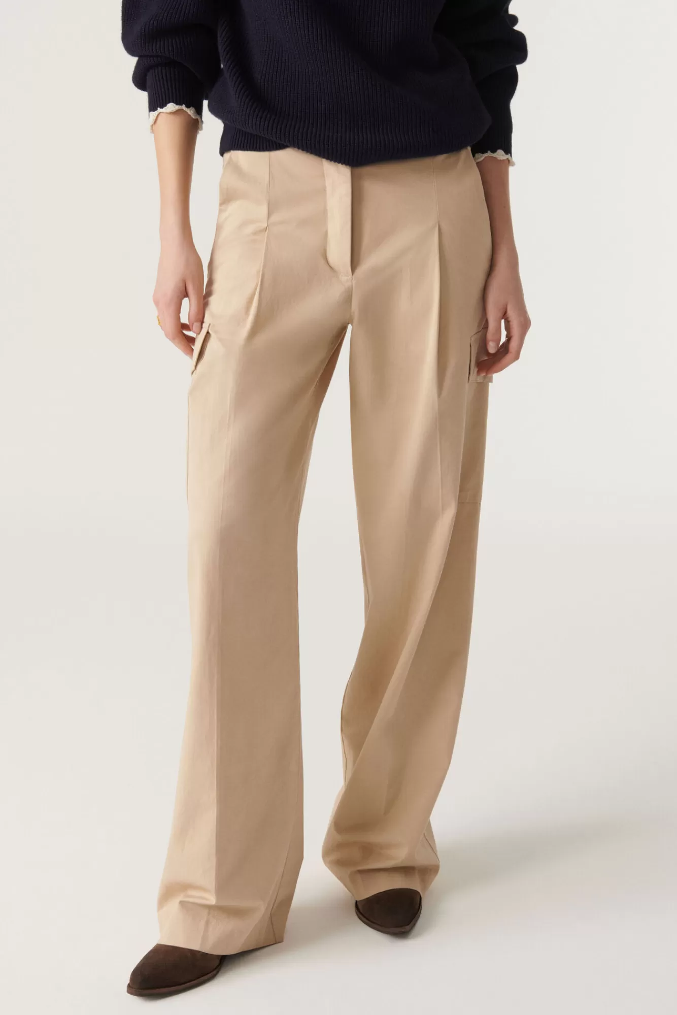 ba&sh Pantalons*Vara. Beige
