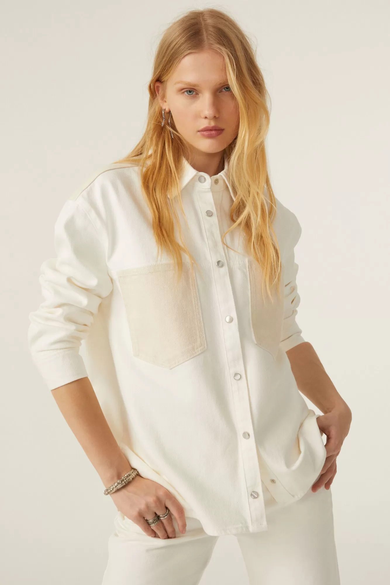 ba&sh Tops & Chemises*Ventin. Blanc Ecru