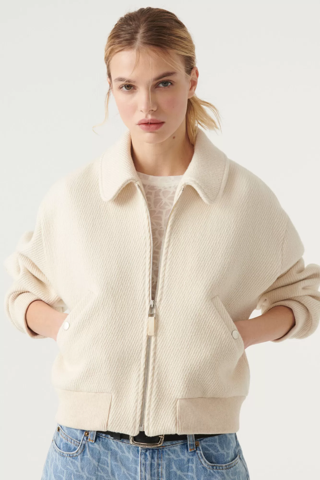 ba&sh Vestes & Manteaux*Verlaine. Jaune