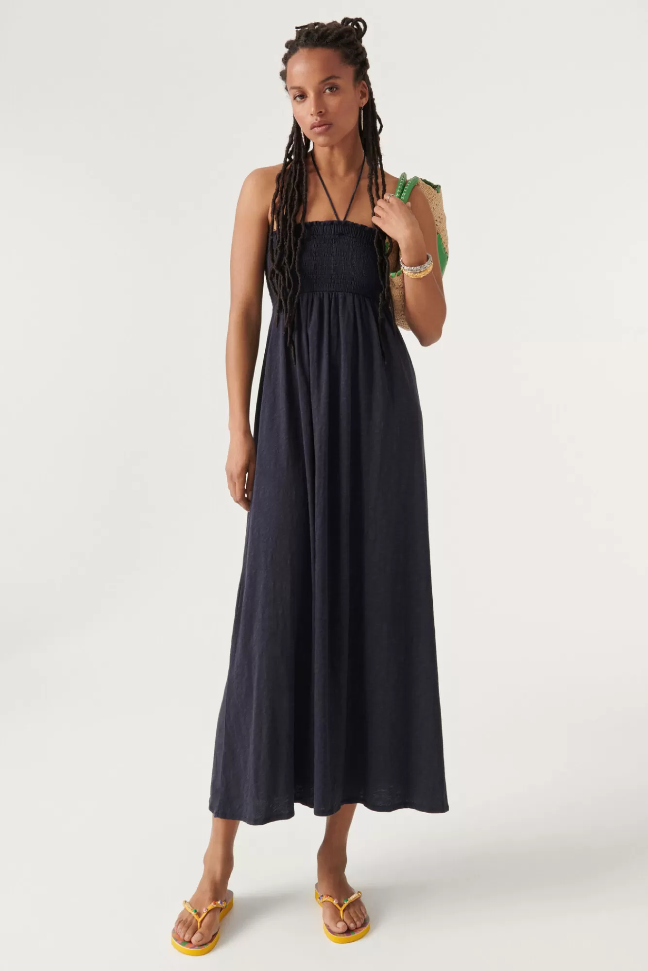 ba&sh Robes*Viska. Bleu Nuit
