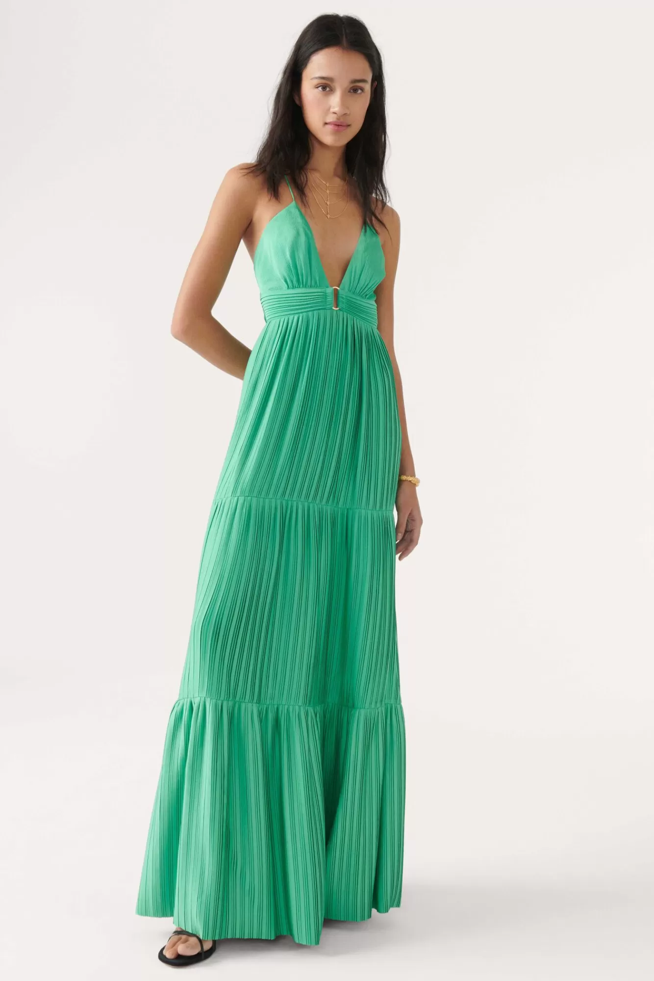 ba&sh Robes*Wasta. Vert
