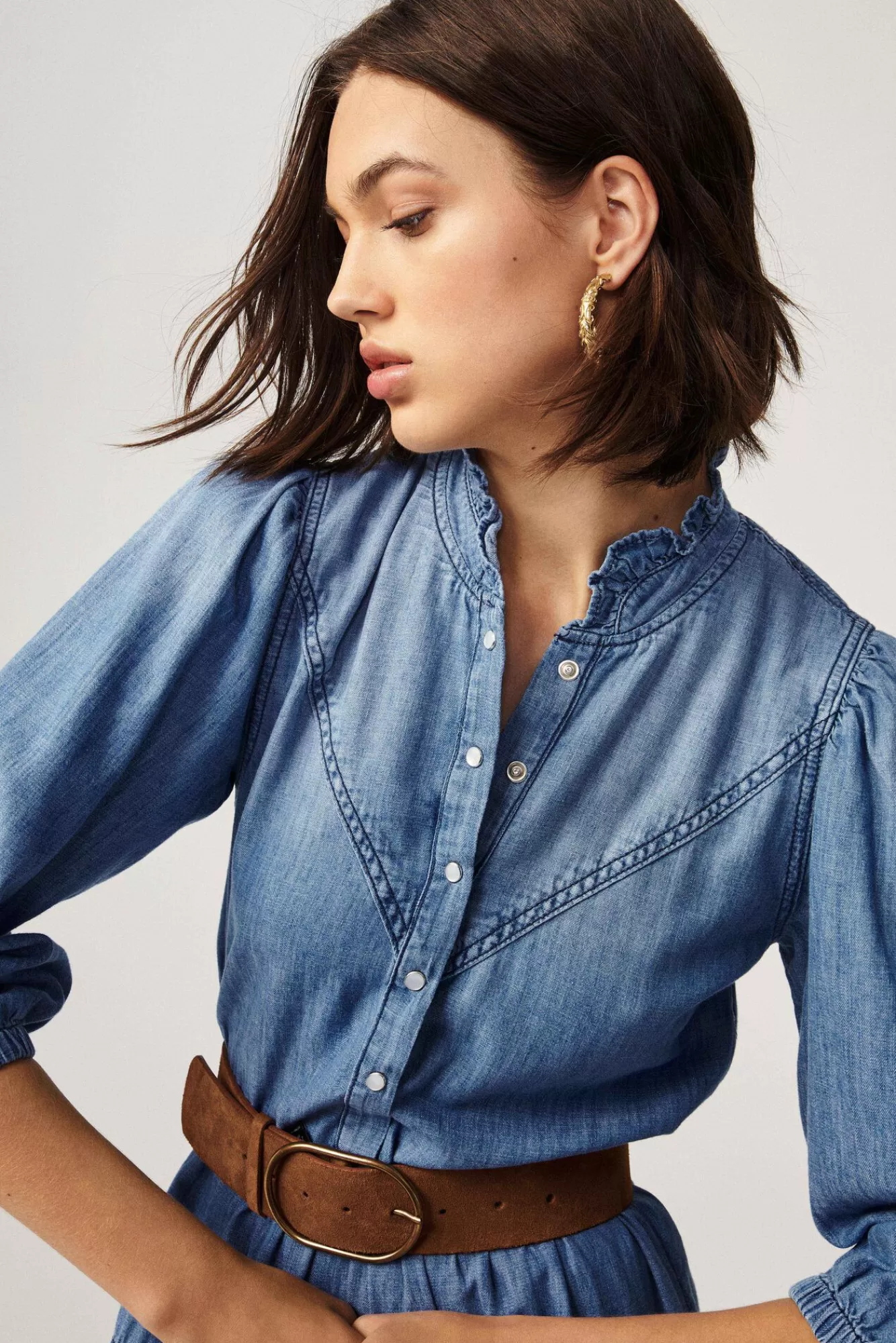 ba&sh Robes*Willow. Bleu